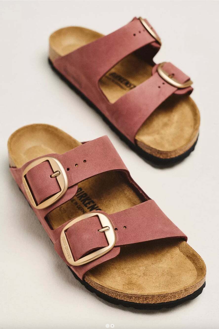 Birkenstock Arizona Big Buckle Nubuck Sandals